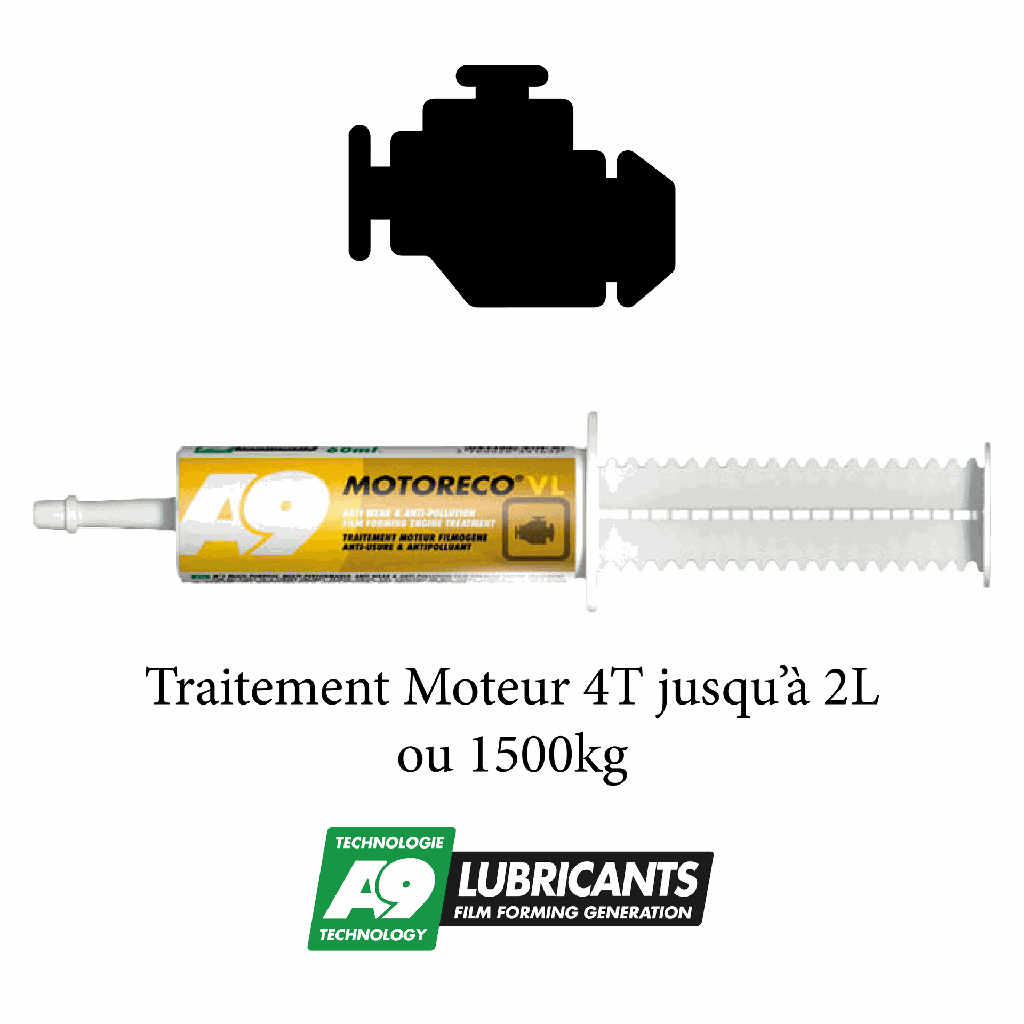 [3760028391432] MOTORECO VL Traitement Moteur 4T jusqu’à 2L ou 1500kg 60ML